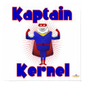 Kaptain Kernel Popcorn Superhero posters