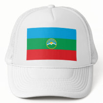 Karachay-Cherkessia Flag Hat by FlagTshirts Karachay-Cherkessia Flag Hat