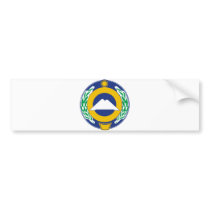 Karachay Cherkessia Official Coat Of Arms Heraldry bumper stickers by inquester Karachay Cherkessia Official Coat Of Arms Heraldry bumper stickers
