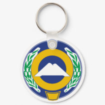 Karachay Cherkessia Official Coat Of Arms Heraldry keychains