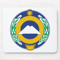 Karachay Cherkessia Official Coat Of Arms Heraldry mousepads by inquester Karachay Cherkessia Official Coat Of Arms Heraldry mousepads