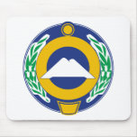 Karachay Cherkessia Official Coat Of Arms Heraldry Mousepad