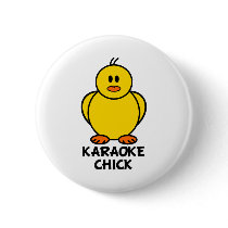 Karaoke Chick buttons by chicktshirts8 Karaoke Chick buttons
