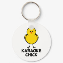 Karaoke Chick keychains