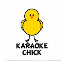 Karaoke Chick posters by chicktshirts8 Karaoke Chick posters