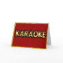 Karaoke Danger - Greeting Card