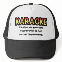 Karaoke Danger - Hat #1 by bontondesigns Karaoke Danger - Hat #1