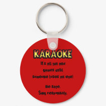 Karaoke Danger - Keychain