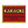 Karaoke Danger - Postcard