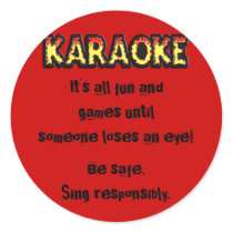 Karaoke Danger - Sticker by bontondesigns Karaoke Danger - Sticker