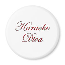 Karaoke Diva magnets by Karaoke_Shop Karaoke Diva magnets