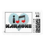 Karaoke fan postage stamps