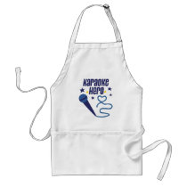 Karaoke Hero aprons by toxiferous Karaoke Hero aprons