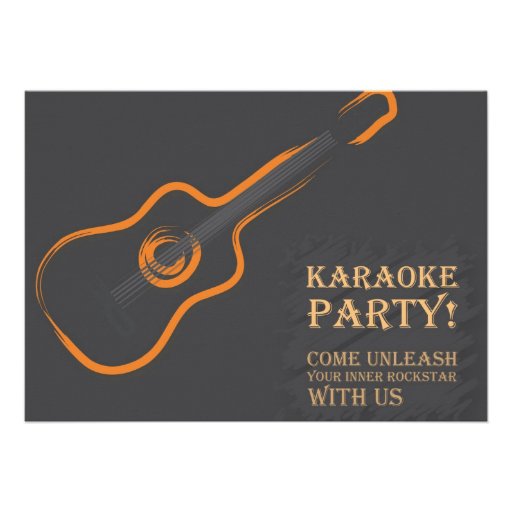 Karaoke Invitation