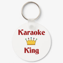 Karaoke King keychains