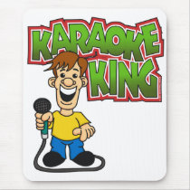 Karaoke King Mousepad by wislander Karaoke King Mousepad