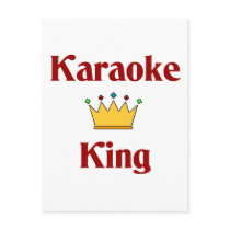 Karaoke King postcards by Karaoke_Shop Karaoke King postcards