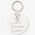 Karaoke Krooner keychain