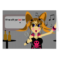 Karaoke Notecard/Invite