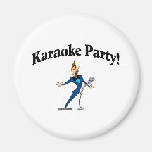 Karaoke Party (2) Refrigerator Magnet
