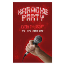 Karaoke Party flyer by BluePlanet Karaoke Party flyer