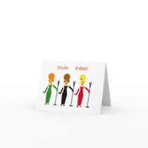 Karaoke Party Invitations cards