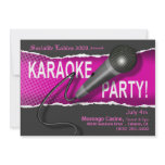 Karaoke Party Night Custom Announcement