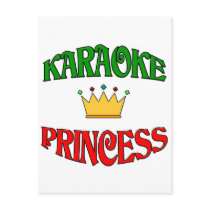 Karaoke Princess postcards by Karaoke_Shop Karaoke Princess postcards