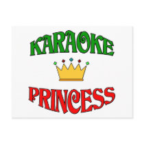 Karaoke Princess postcards by Karaoke_Shop Karaoke Princess postcards