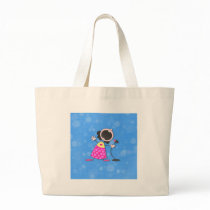 karaoke queen-blue bags by Toonboy karaoke queen-blue bags