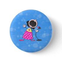 karaoke queen-blue buttons by Toonboy karaoke queen-blue buttons