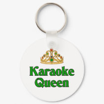 Karaoke Queen keychains