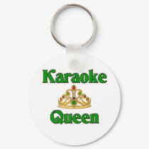 Karaoke Queen keychains
