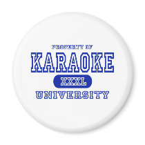 Karaoke University magnets by universityshirts Karaoke University magnets