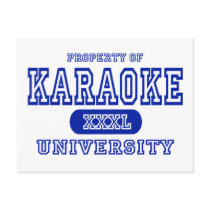 Karaoke University postcards by universityshirts Karaoke University postcards