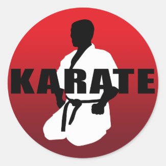 KARATE 1 STICKER