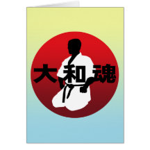 KARATE 2 GREETING CARD