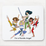 Karate Angels mouse pad
