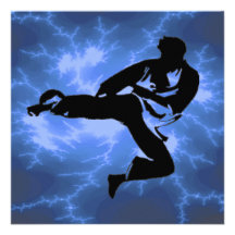 Karate BDay Party Custom Invite