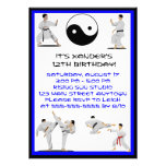 Karate Birthday Invitation