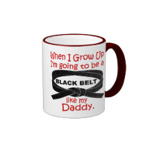 KARATE Black Belt Like My Daddy 1 Coffee Mugs