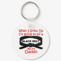KARATE Black Belt Like My Daddy 1 keychains