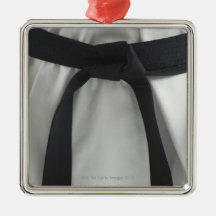 Karate black belt ornaments