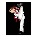 Karate Boy Postcard