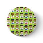 Karate Boy Repeat Button Badge