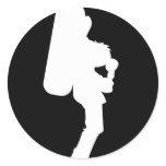 Karate Boy Silhouette Sticker