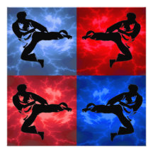Karate Boys Birthday Party Personalized Invitation