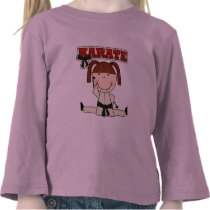 KARATE - Brunette Girl T-shirts and Gifts