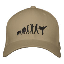 Karate Cap for martial artists embroidered hats
