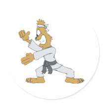 Karate-Cat stickers